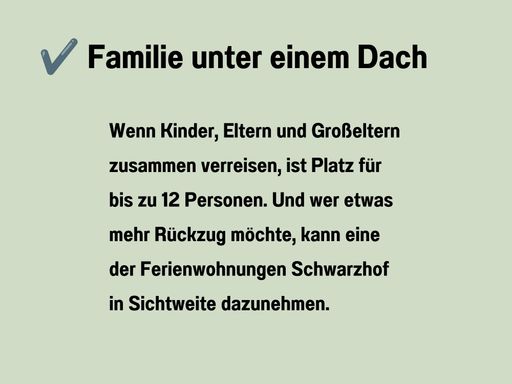 Infokachel zum Ferienhaus am Bostalsee für Familien und mehrere Generationen