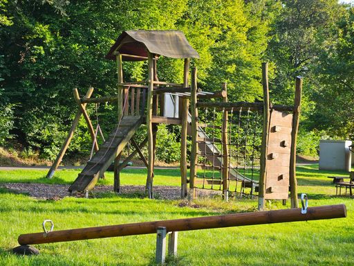 Kinderspielplatz in der Nähe des Ferienhauses am Gestüt Nahetal