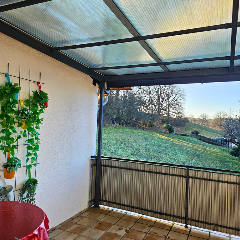 SchwarzhofFerienwohnung Hanfdell Bostalsee Bettdetail 